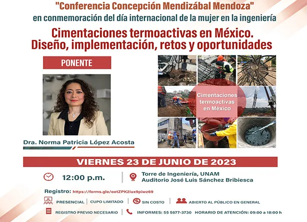 Primera conferencia Concepción Mendizábal Mendoza