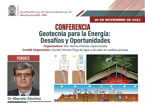 Conferencia Geotecnia para la Energía: Desafíos y Oportunidades