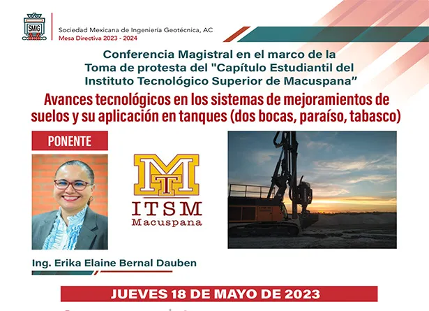 Toma de protesta del Capítulo Estudiantil del Instituto ecnológico Superior de Macuspana