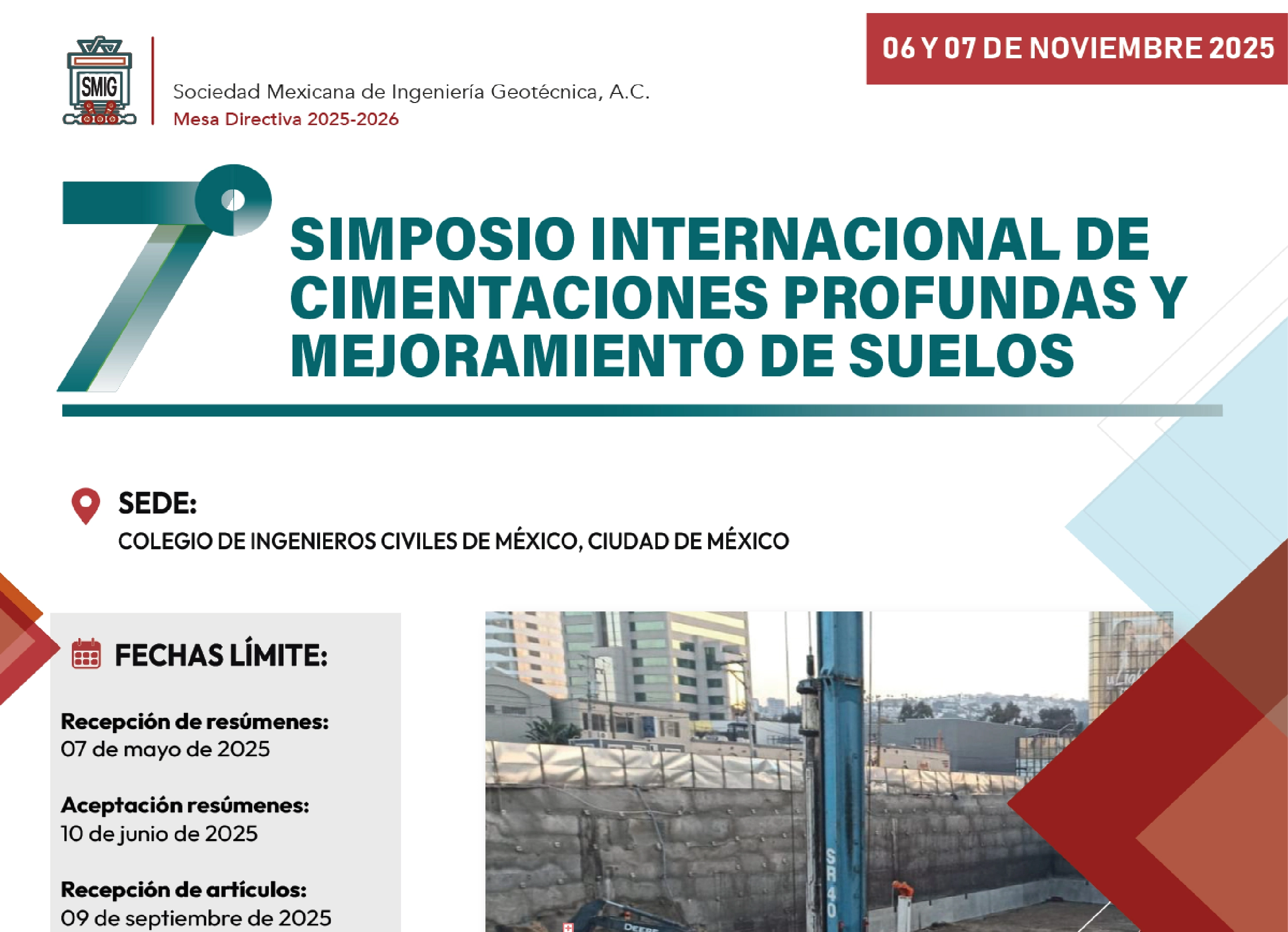 7º Simposio Internacional De Cimentaciones Profundas Y Mejoramiento De Suelos