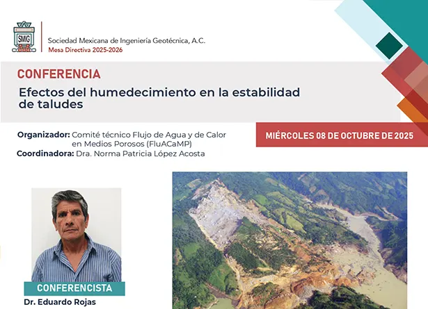 Conferencia Efectos del humedecimiento en la estabilidad de taludes