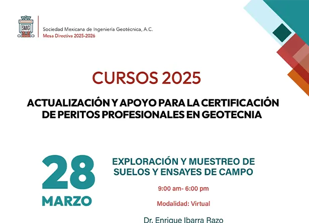 Curso: “Exploración y muestreo de suelos y ensayes de campo"