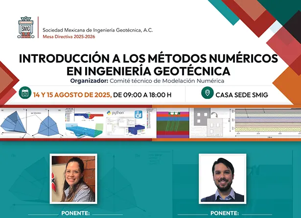 Curso Introducción a los métodos numéricos en Ingeniería Geotécnica
