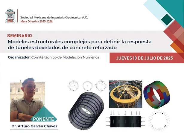 Seminario Modelos estructurales complejos para definir la respuesta de túneles dovelados de concreto reforzado