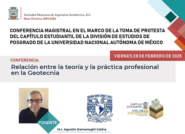 Conferencia Magistral en el Marco de la Toma de Protesta del "Capítulo Estudiantil de la División de Estudios de Posgrado de la Universidad Nacional Autónoma de México"