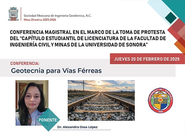 Conferencia Magistral Geotecnia para Vías Férreas