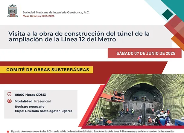 Visita A La Obra De Construcción Del Túnel De La Ampliación De La Línea 12 Del Metro