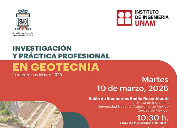 Conferencias Investigación y Práctica Profesional en Geotecnia